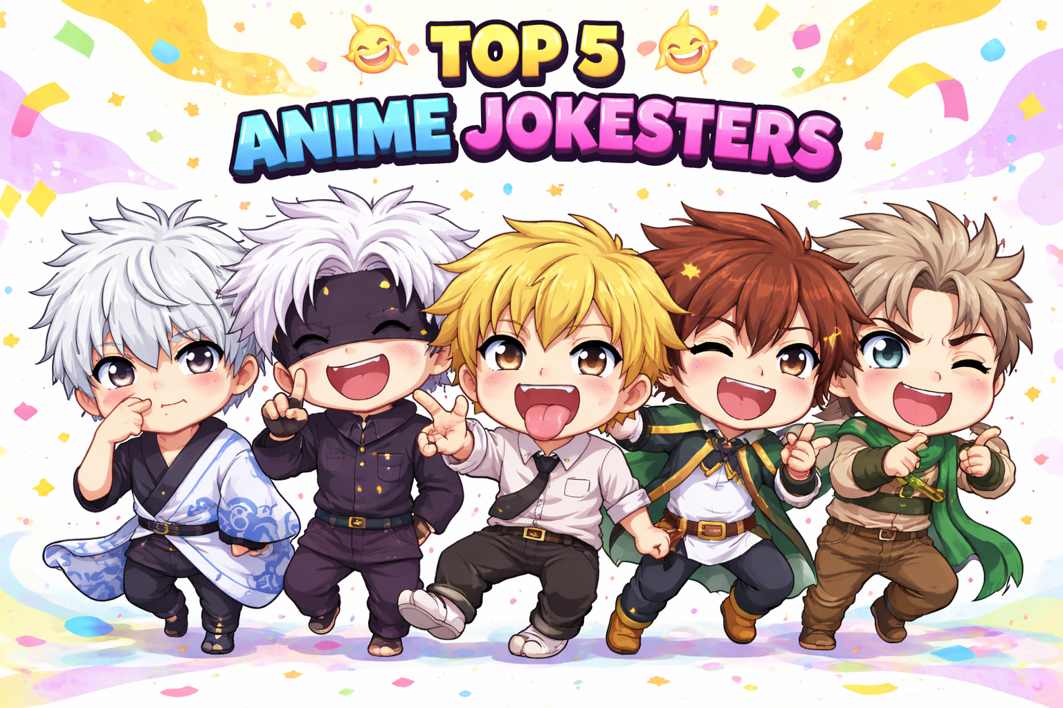Top 5 Funniest Anime Jokesters That Carry Every Scene 😂