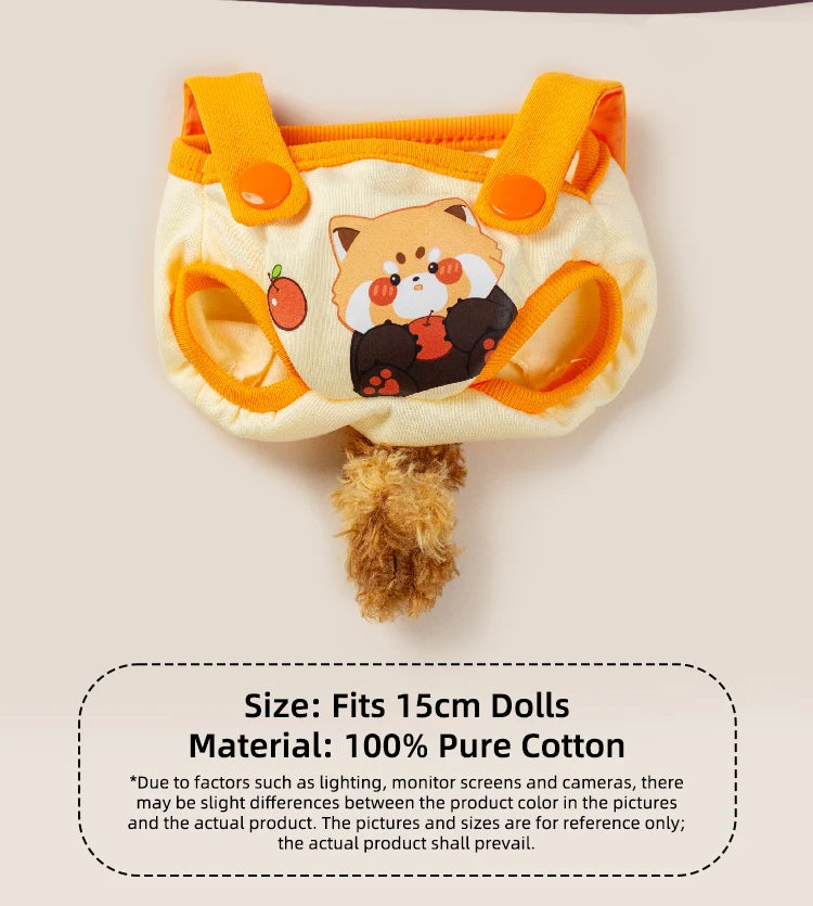 HereToy: WAKUKU Raccoon-Style Onesie – Doll Outfit