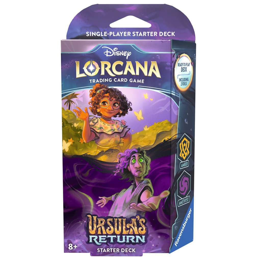 Disney Lorcana: Ursula's Return TCG Starter Deck Amber & Amethyst Disney Lorcana: Ursula's Return TCG Starter Deck Amber & Amethyst
