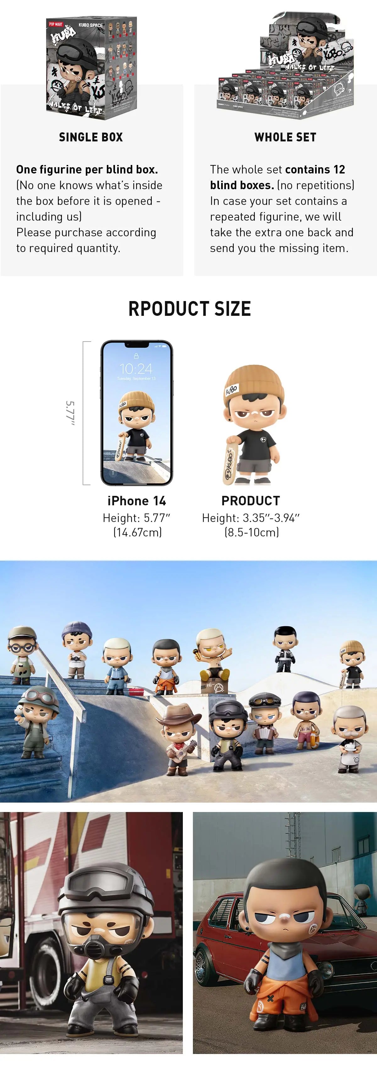 POP MART: KUBO Walks of Life Series - 1 Blind Box