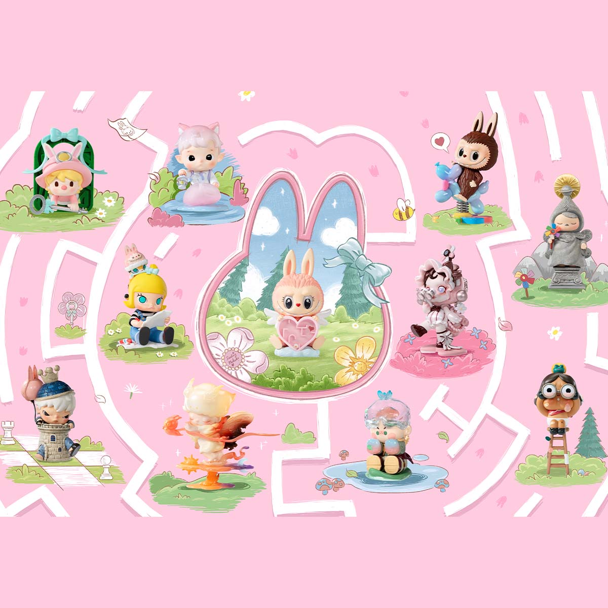 POP MART: THE MONSTERS Finding Mokoko Series Figures - 1 Blind Box