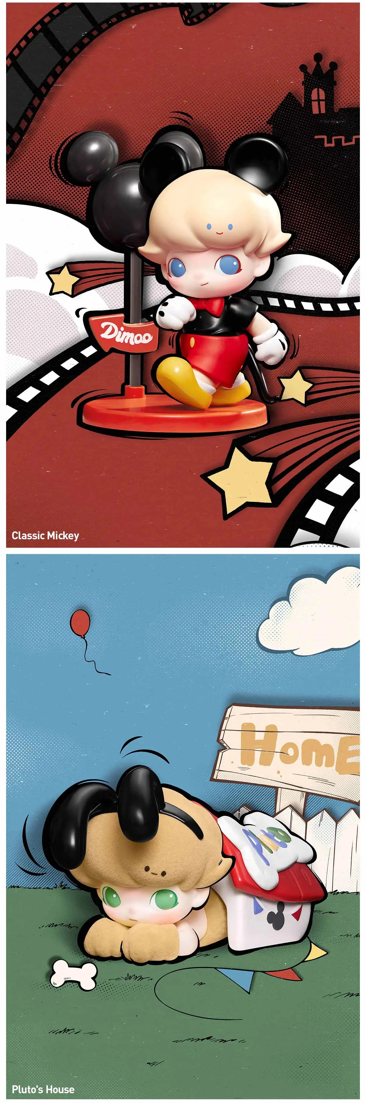 POP MART: DIMOO WORLD x DISNEY Series Figures - 1 Blind Box