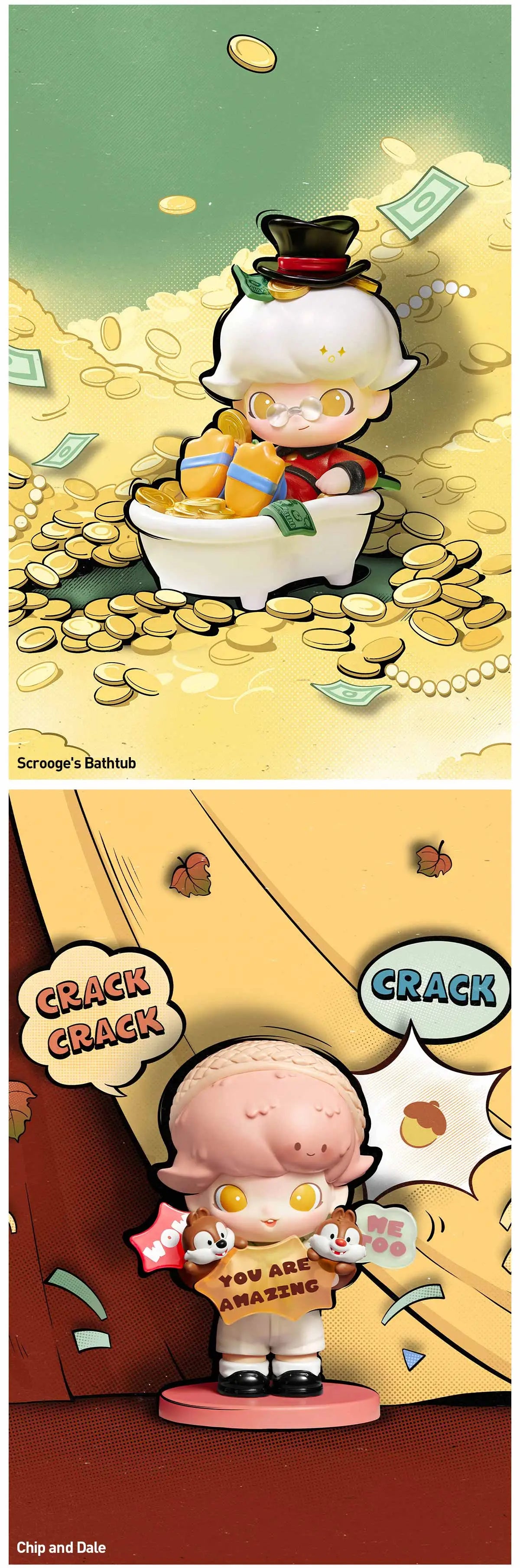 POP MART: DIMOO WORLD x DISNEY Series Figures - 1 Blind Box