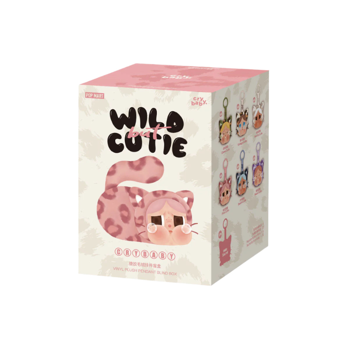 POP MART: CRYBABY Wild but Cutie Series Vinyl Plush Pendant - 1 Blind Box