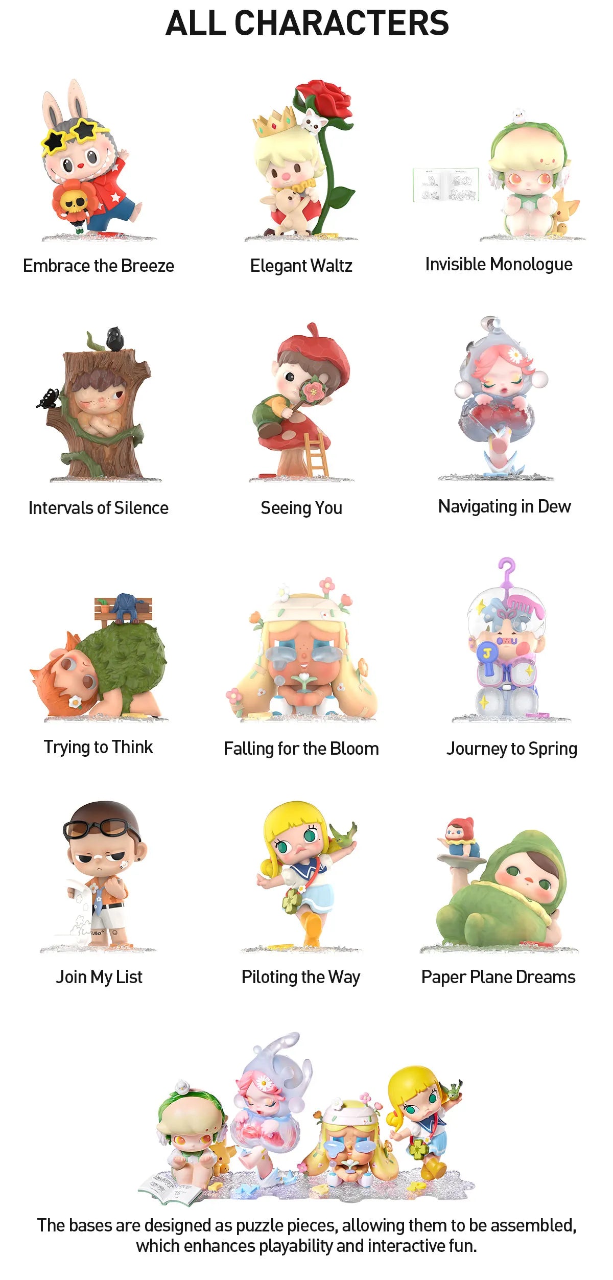 POP MART: Hand in Hand Series Figures - 1 Blind Box