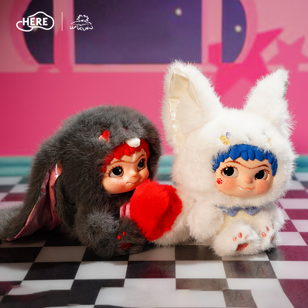 HereToy: WAKUKU Fox & Bunny Trick or Treat Series - 1 Blind Box