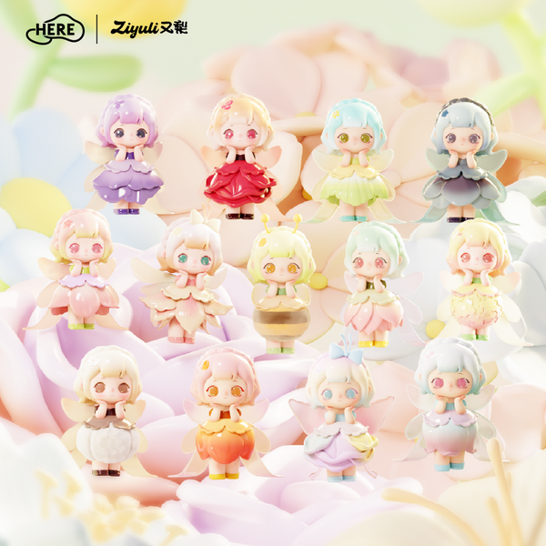 HereToy: ZIYULI Flower Spirit Whisper Figure Series - 1 Blind Box