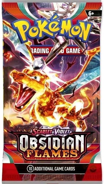 Pokemon Trading Card Game: Scarlet & Violet - Obsidian Flames Booster Pack (10 Cards)