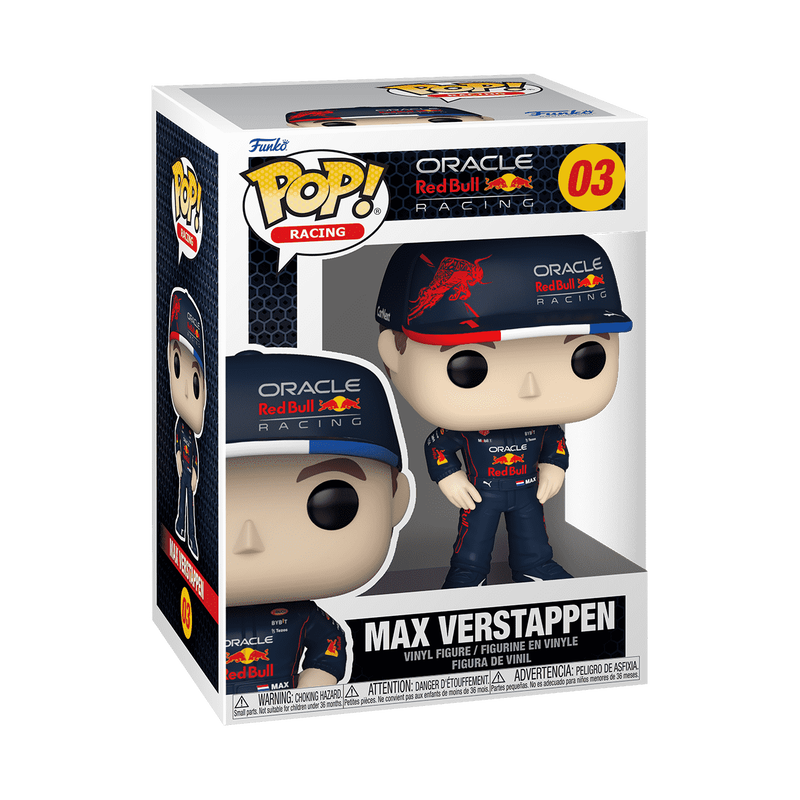 Funko POP! Oracle Red Bull Racing - Max Verstappen Vinyl Figure #03 Funko POP! Oracle Red Bull Racing - Max Verstappen Vinyl Figure #03
