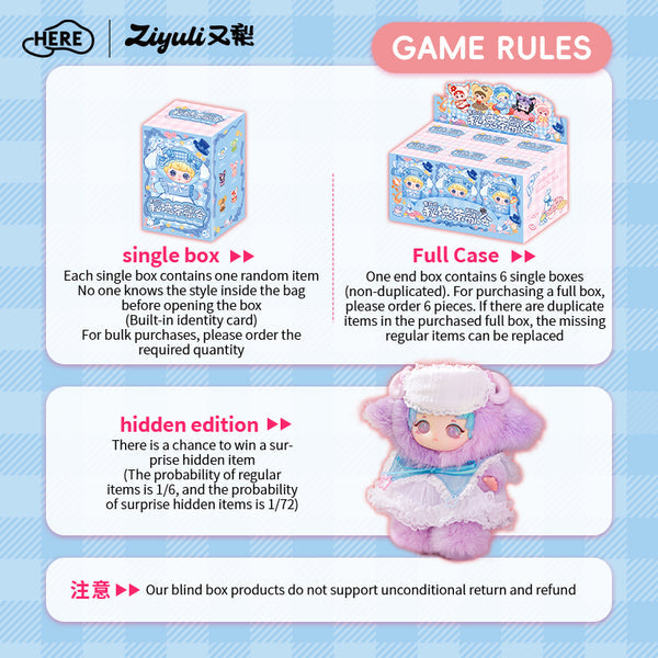 HereToy: ZIYULI Lolita Secret Garden Tea Party Series - 1 Blind Box
