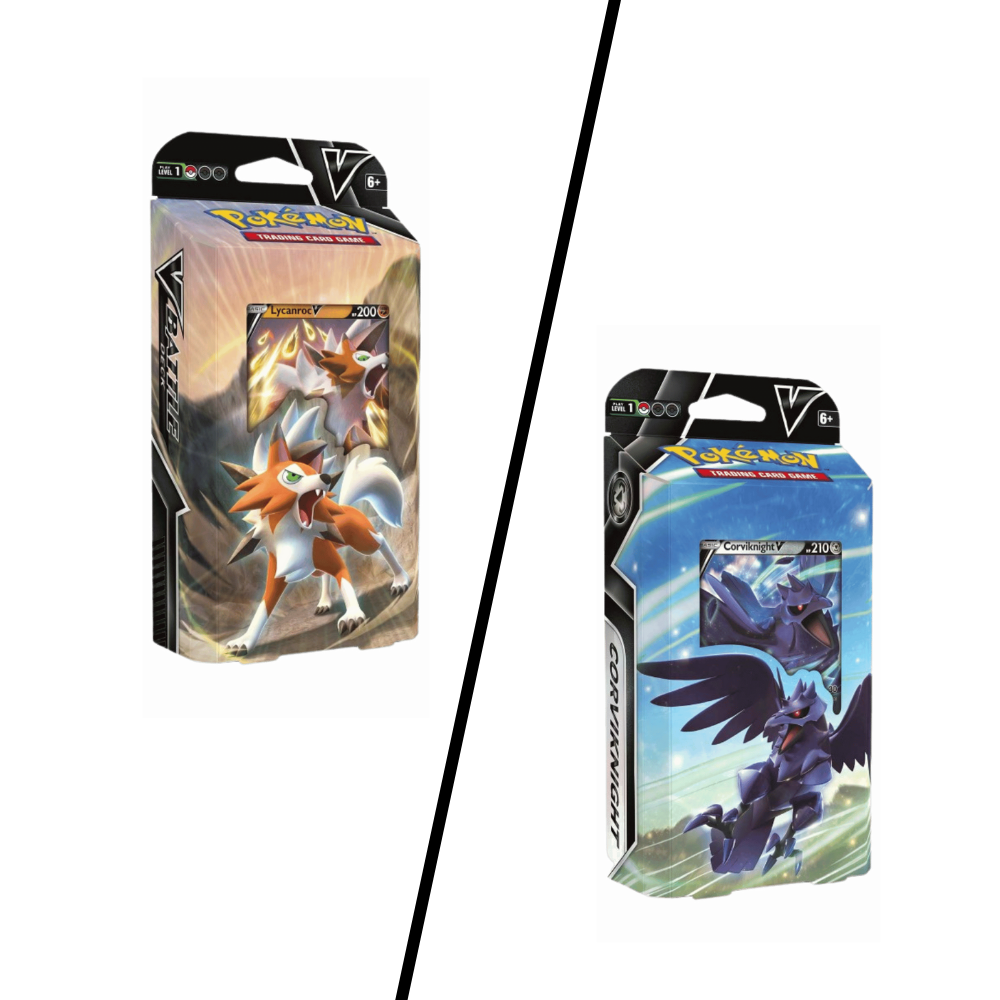 pokemon trading card game: v battle deck Pokémon Trading Card Game: Lycanroc or Corviknight V Battle Deck