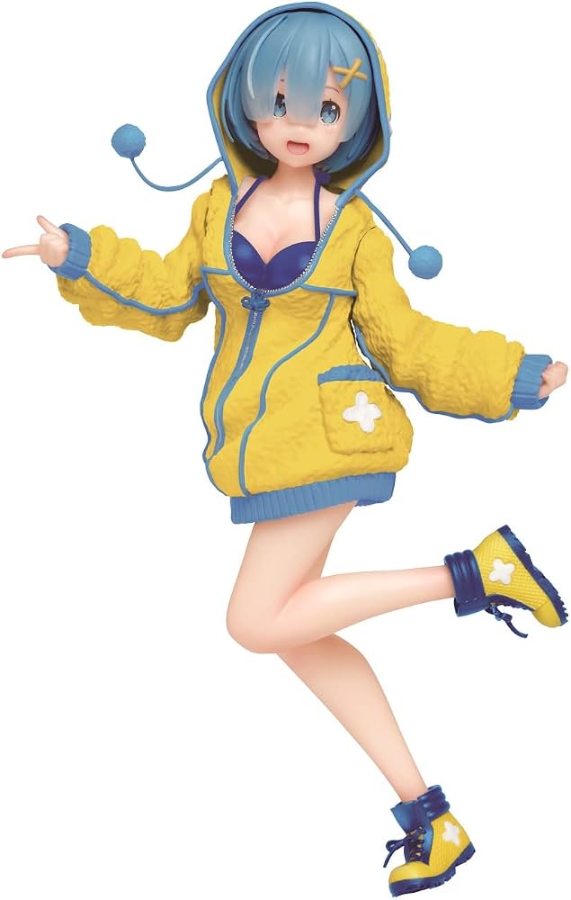 Taito: Re:Zero - Rem (Fluffy Hoodie ver.) Renewal Precious Figure