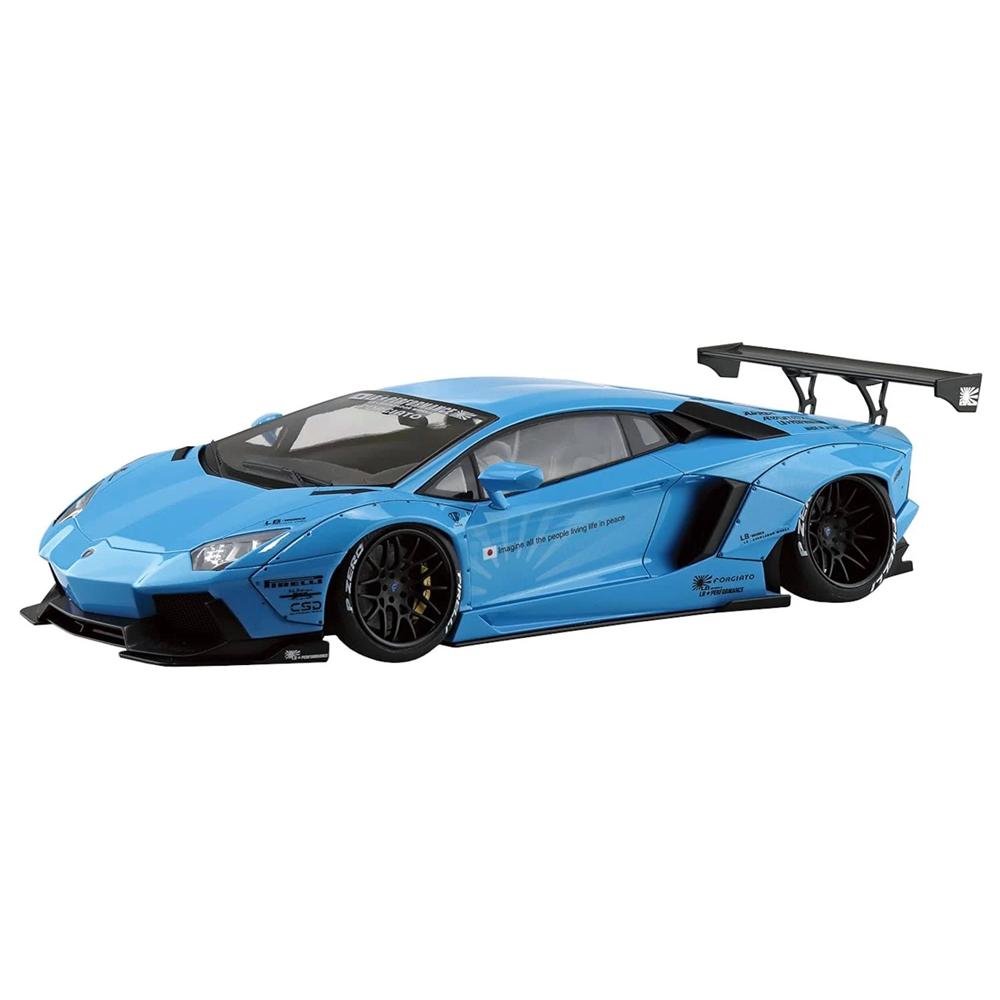 【Abdo 】オアシス&ランシド セット Aoshima: 1/24 LB-Works Lamborghini Aventador Ver. 1 Scale Model Kit #1