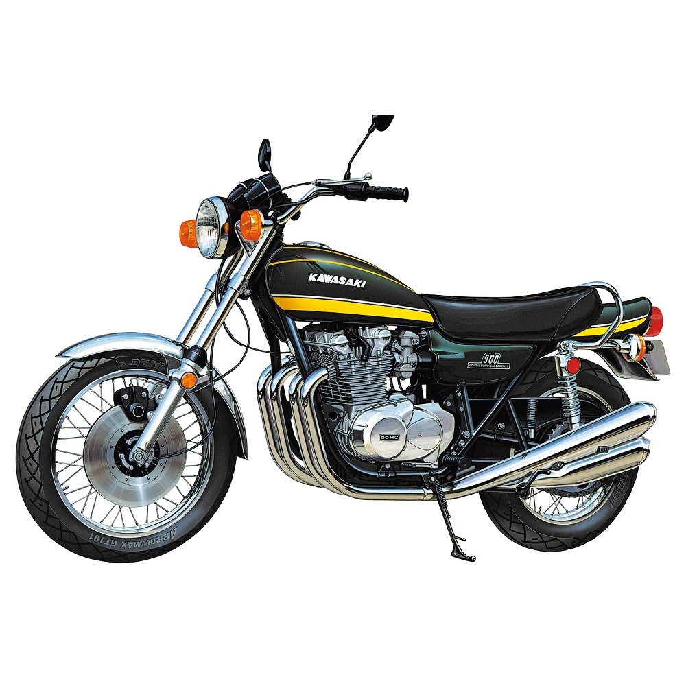 Aoshima: 1/12 Kawasaki Z1A 900 Super4 '74 Scale Model Kit #31 Aoshima: 1/12 Kawasaki Z1A 900 Super4 '74 Scale Model Kit #31