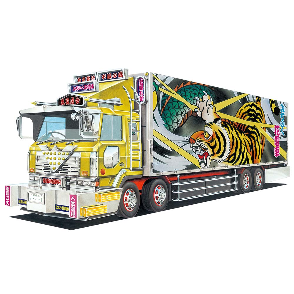 Aoshima: 1/64 Decoration Truck Mini Deco Next Michinoku-Hana Train Sca