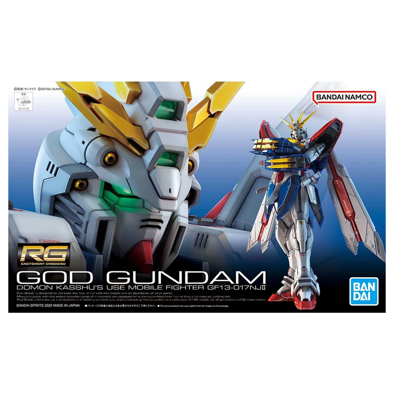 Bandai Spirits: Mobile Fighter G Gundam - RG 1/144 God Gundam Model Kit