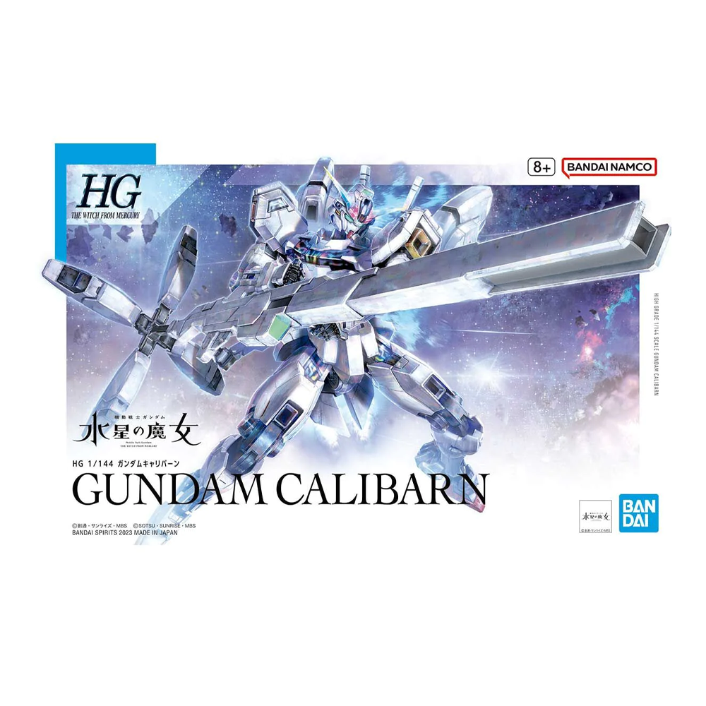 Bandai Spirits: Gundam: The Witch from Mercury - HG 1/144 Gundam Calib Bandai Spirits: Gundam: The Witch from Mercury - HG 1/144 Gundam Calib
