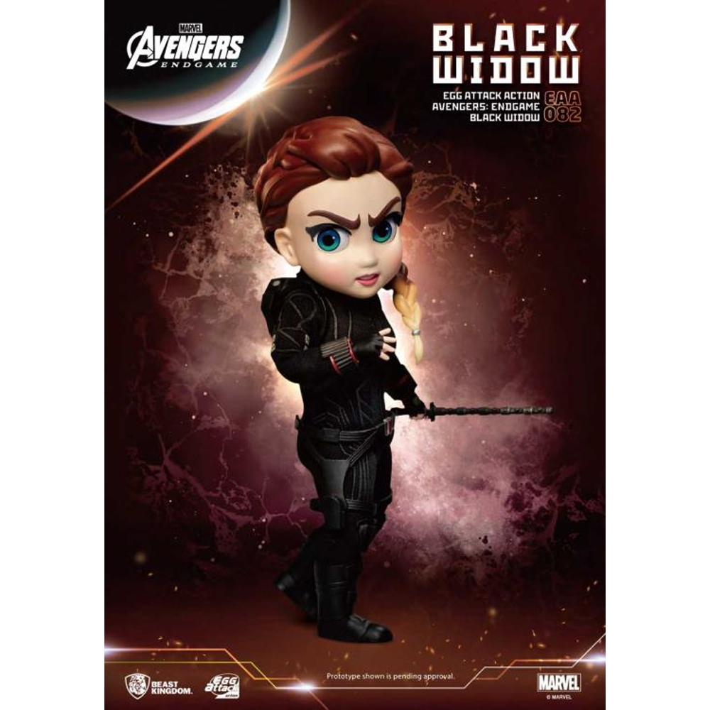 Beast Kingdom: Marvel: Avengers - EAA-082 Endgame Black Widow Egg Attack Action Figure