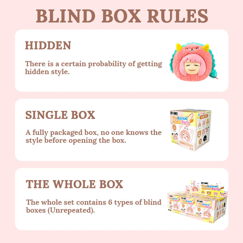 EAKI: Spy x Family The Animal Party Series - 1 Blind Box
