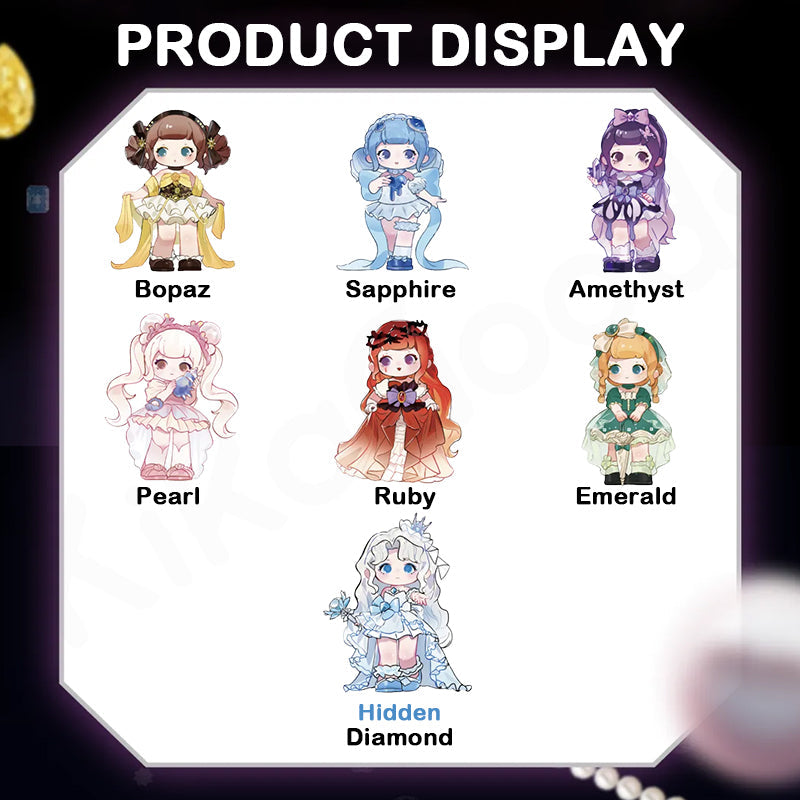 HereToy: ZIYULI Dazzling Gem Series - 1 Blind Box