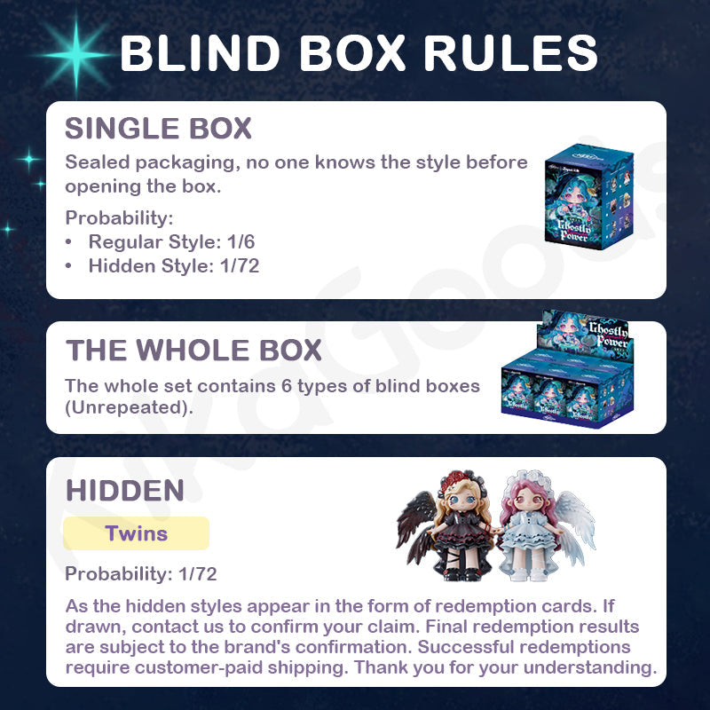 HereToy: ZIYULI Ghostly Spiritual Power Series - 1 Blind Box