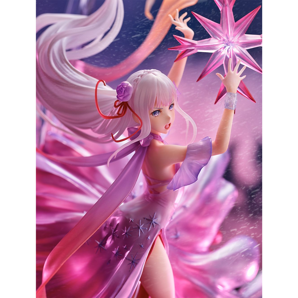 eStream: Re:Zero Starting Life in Another World Frozen Emilia (Crystal Dress Ver.) 1/7 Scale Shibuya Scramble Figure