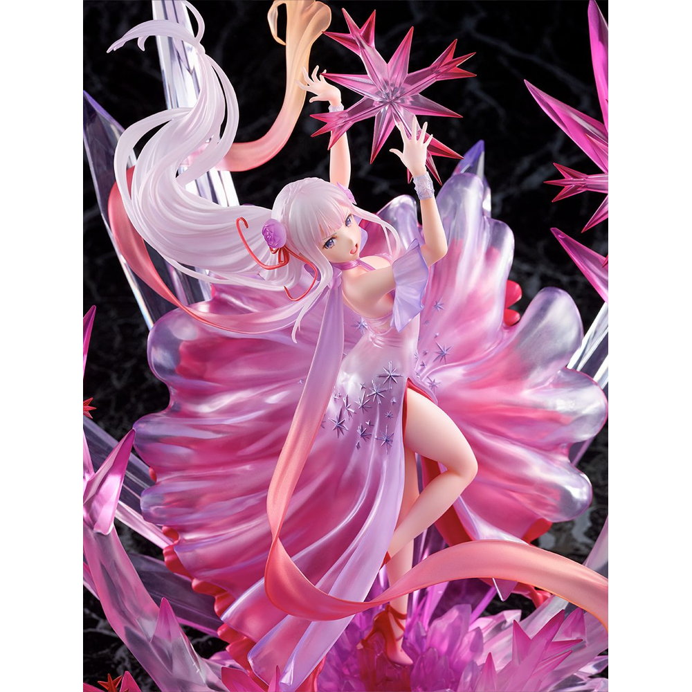 eStream: Re:Zero Starting Life in Another World Frozen Emilia (Crystal Dress Ver.) 1/7 Scale Shibuya Scramble Figure