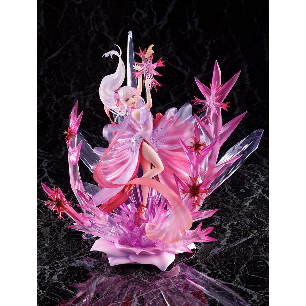 eStream: Re:Zero Starting Life in Another World Frozen Emilia (Crystal Dress Ver.) 1/7 Scale Shibuya Scramble Figure