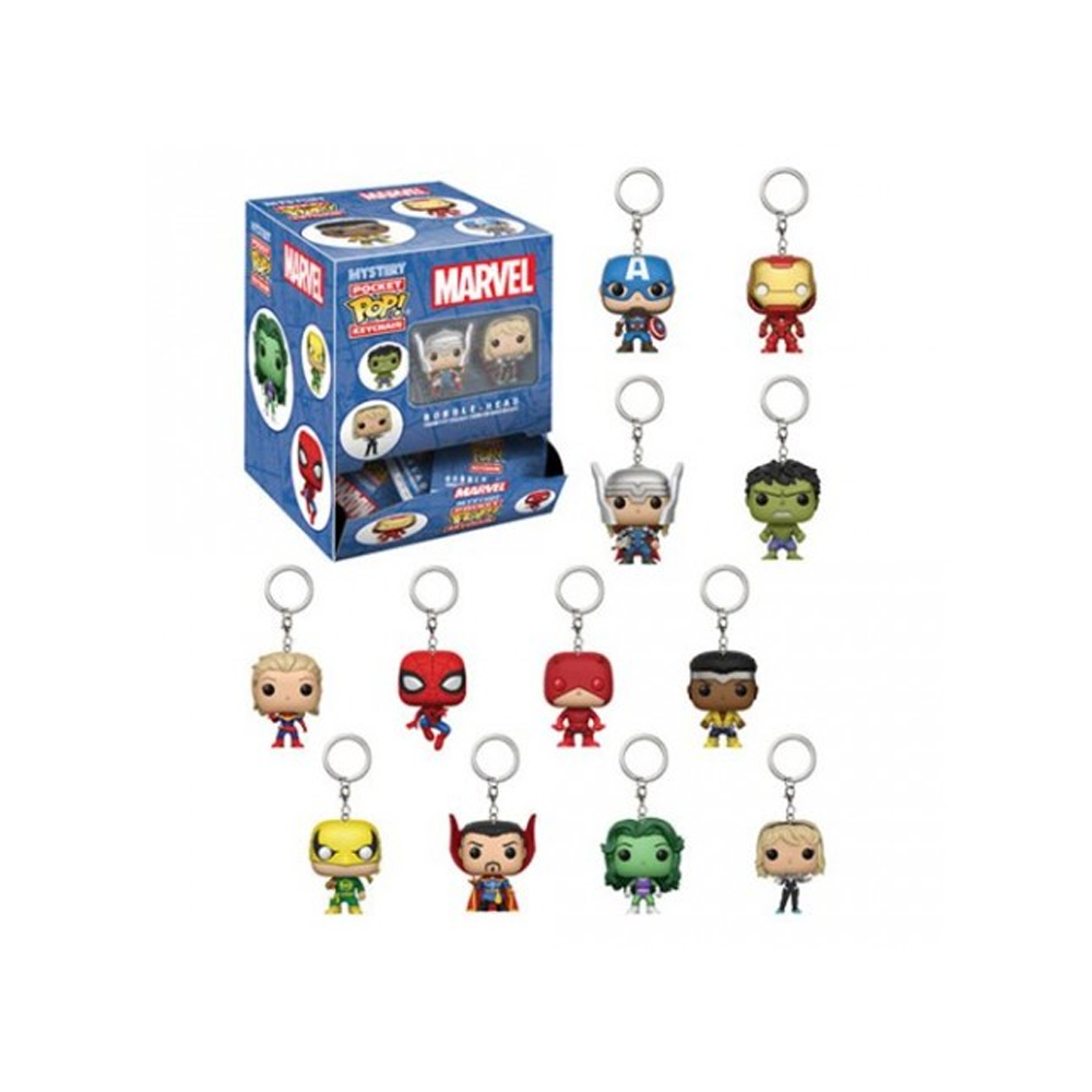 Funko POP! Keychain: Marvel - 1 Mystery Pocket Keychain
