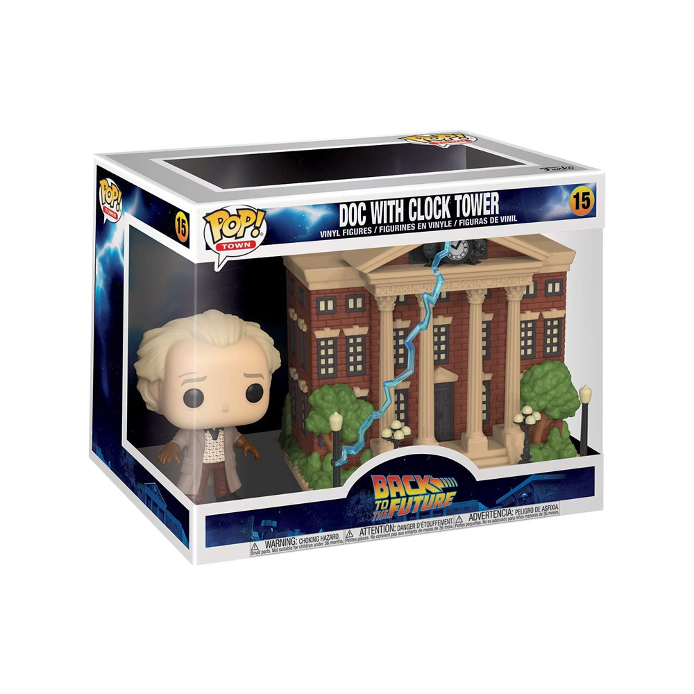 Funko POP! Town: Back To The Future - Doc w/ Clock Tower Vinyl Figure #15