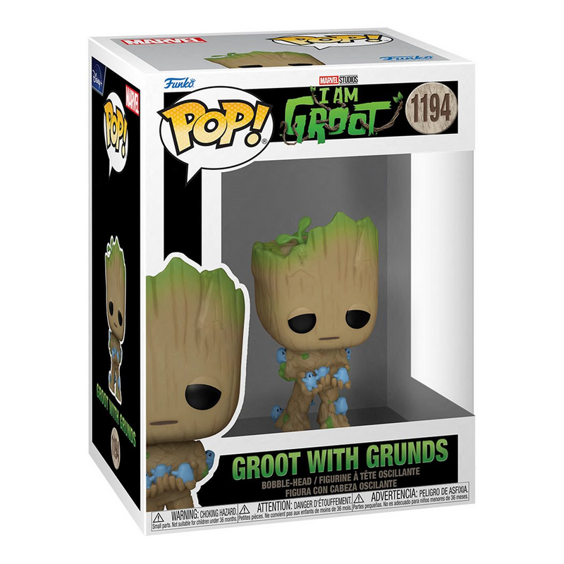 [PRE-ORDER] Funko POP! Marvel: I Am Groot - Groot with Grunds Vinyl Figure