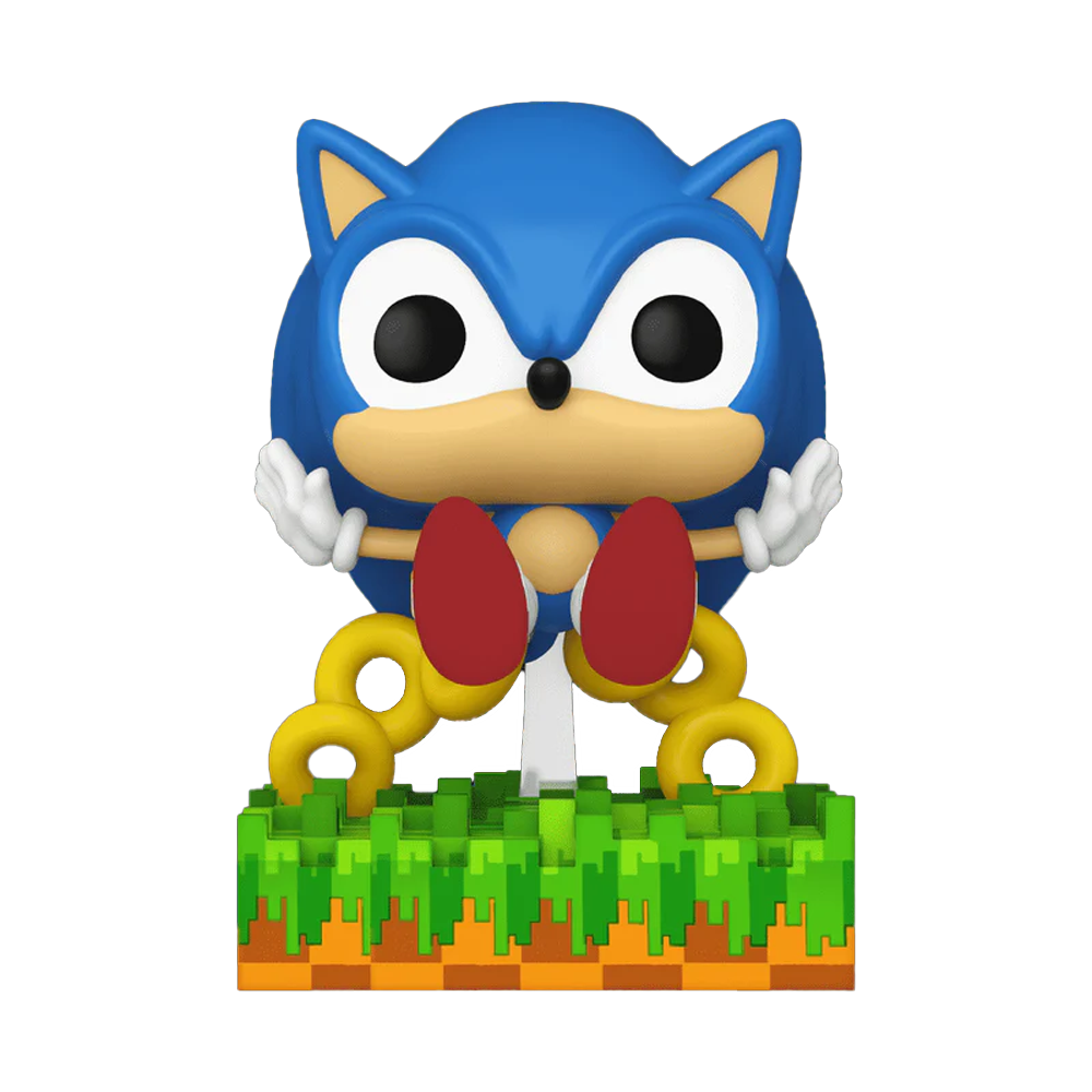 Funko POP! Games: Sonic the Hedgehog - Sonic (Ring Scatter) Vinyl Figure #918 Preview Exclusives (PX)