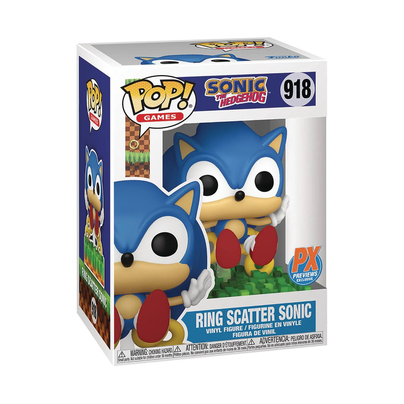 Funko POP! Games: Sonic the Hedgehog - Sonic (Ring Scatter) Vinyl Figure