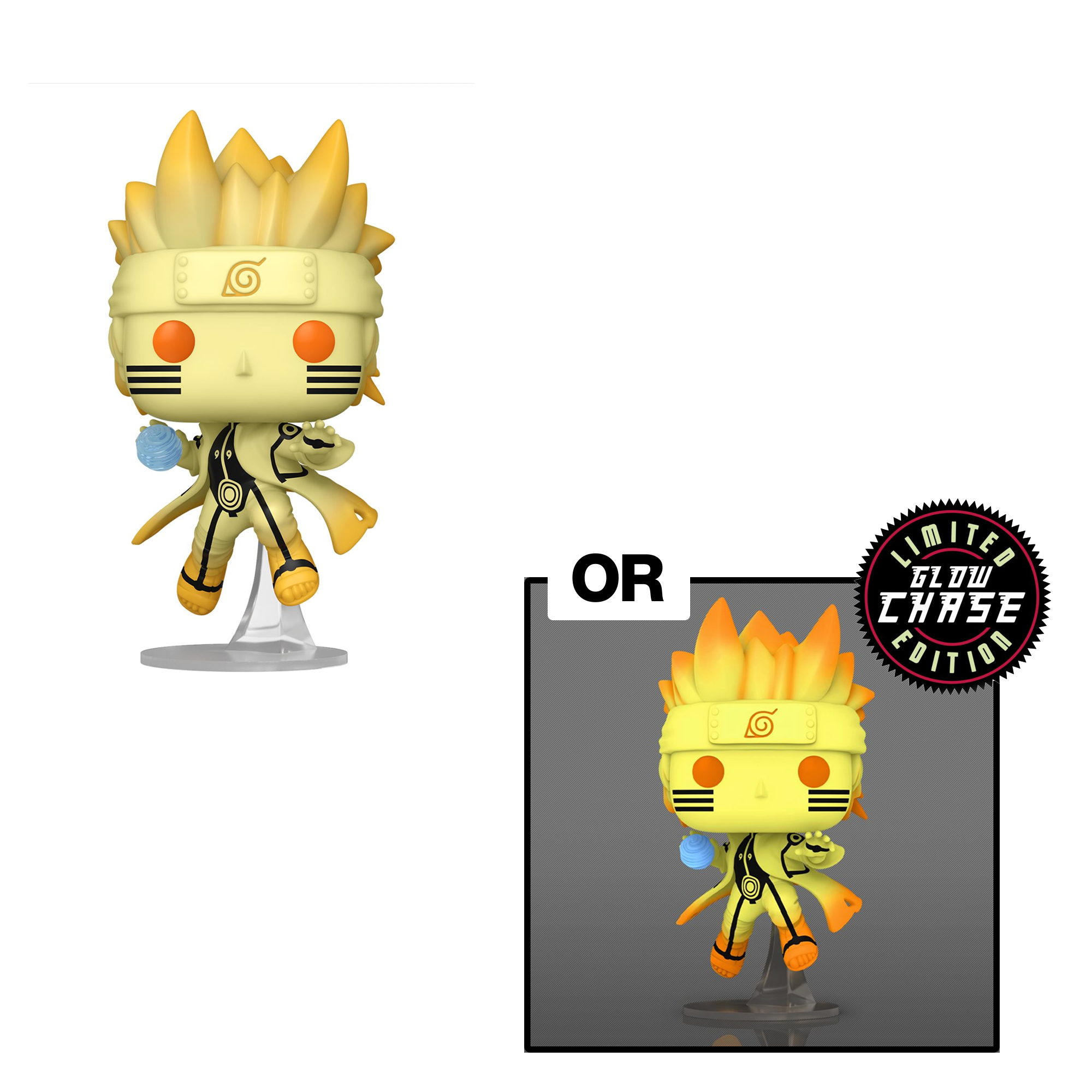 Funko POP! Naruto Shippuden - Naruto Uzumaki (Kurama Link Mode) Vinyl Figure #1465 AAA Anime Exclusive