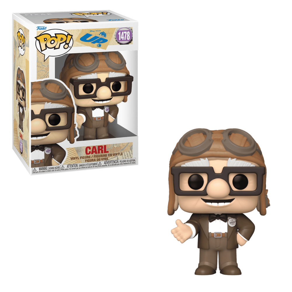 Funko POP! Up Carl in Aviator Hat Vinyl Figure #1478
