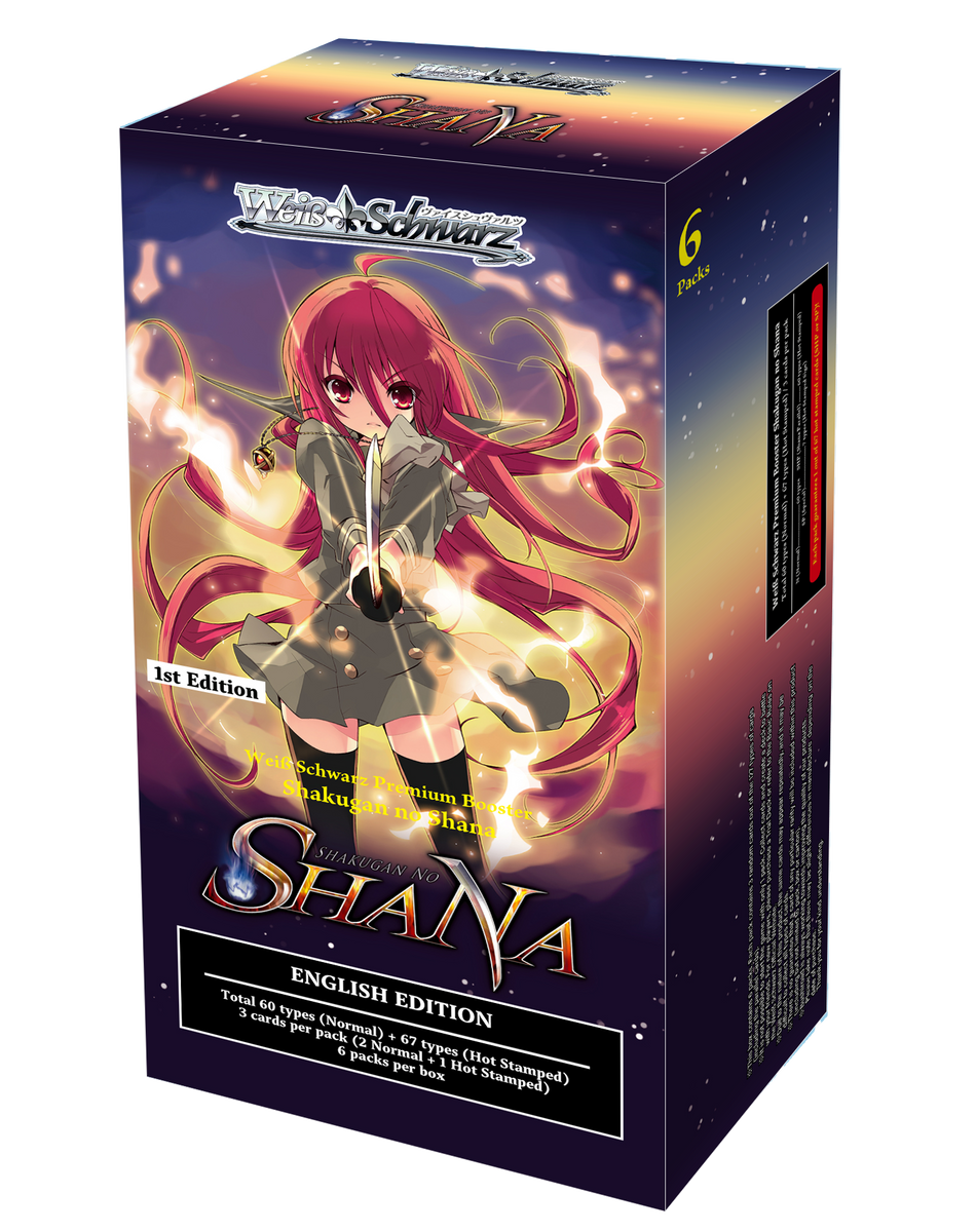 Weiss Schwarz: Shakugan no Shana Booster Box (6 Packs) [English Versio Weiss Schwarz: Shakugan no Shana Booster Box (6 Packs) [English Versio