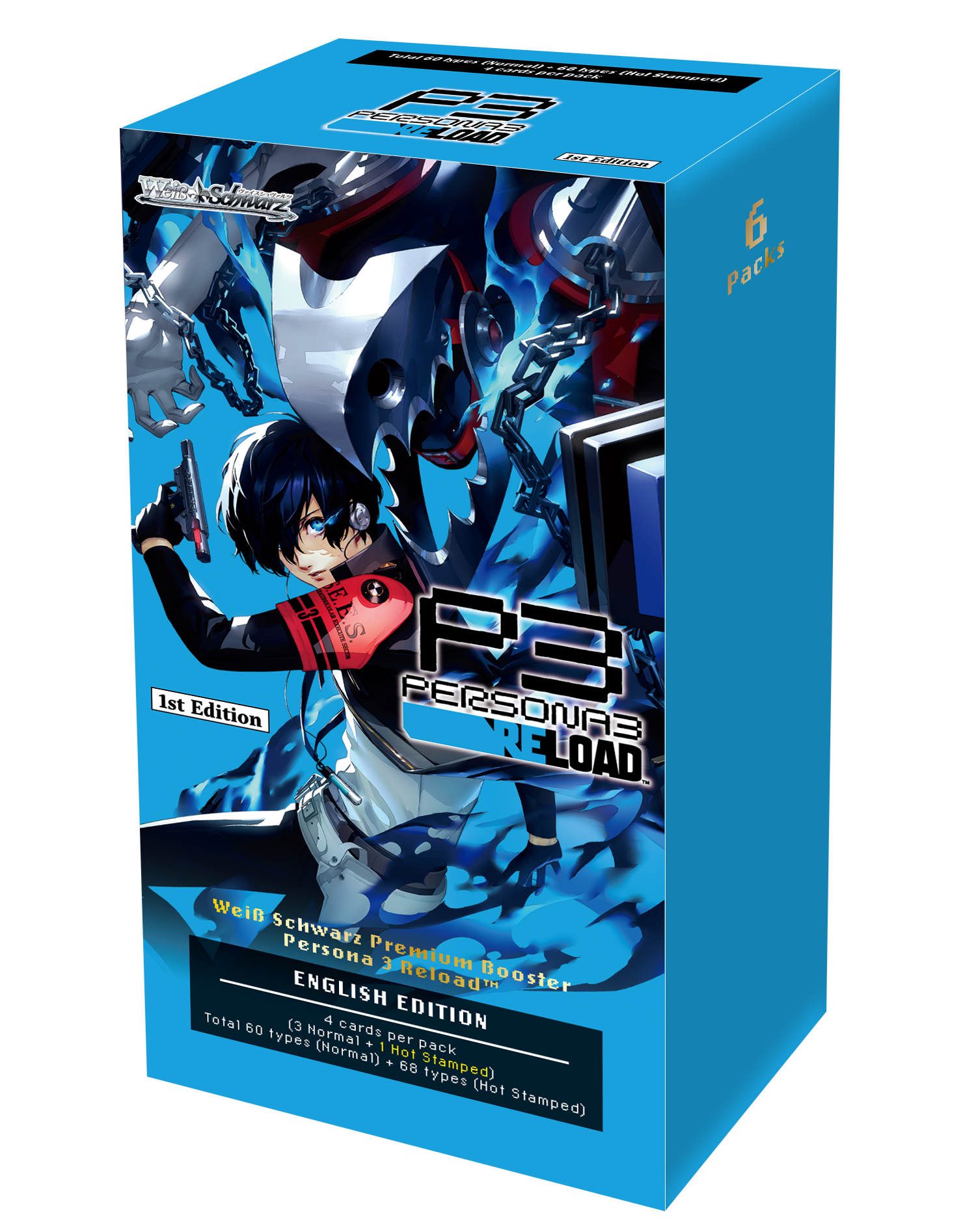 PERSONZ RELOAD BEST 豪華盤 Weiss Schwarz: Persona 3 Reload Premium Booster Box (6 Packs) [English