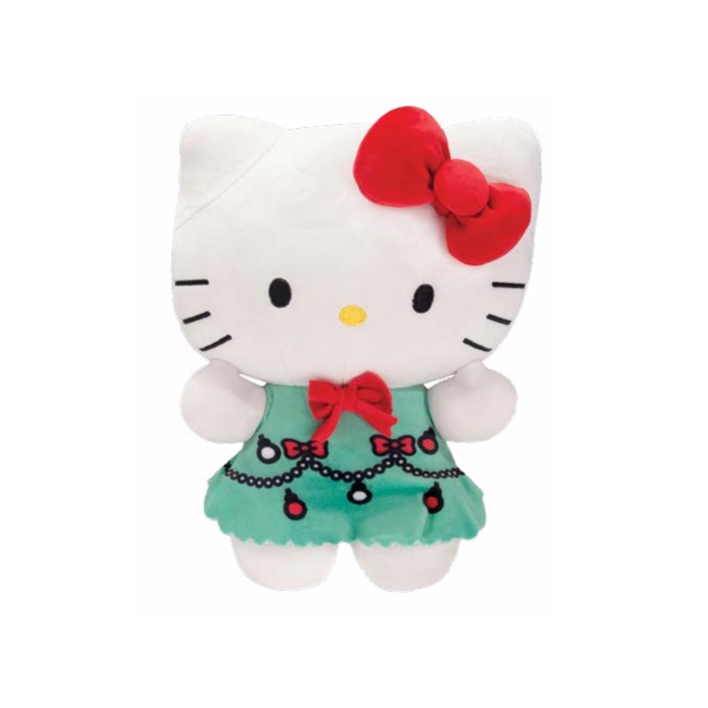 Hello Kitty - 10.5in with Christmas Dress Plush Hello Kitty - 10.5in with Christmas Dress Plush