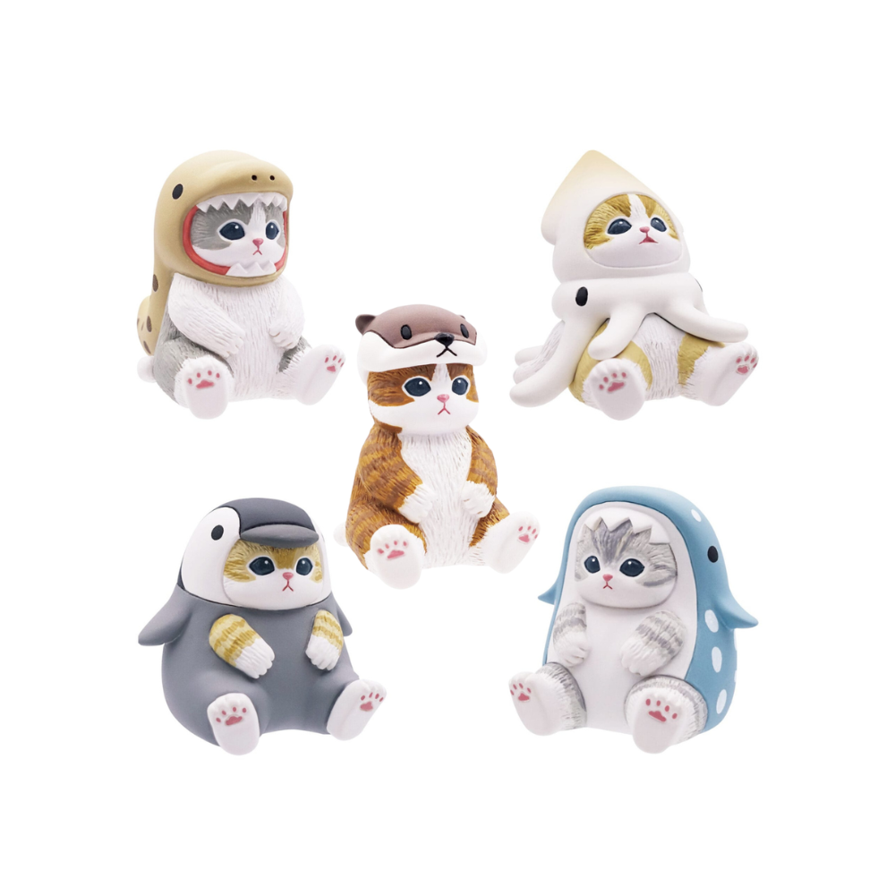 Kitan Club: Mofusand Sitting Aquarium Cat - 1 Blind Box