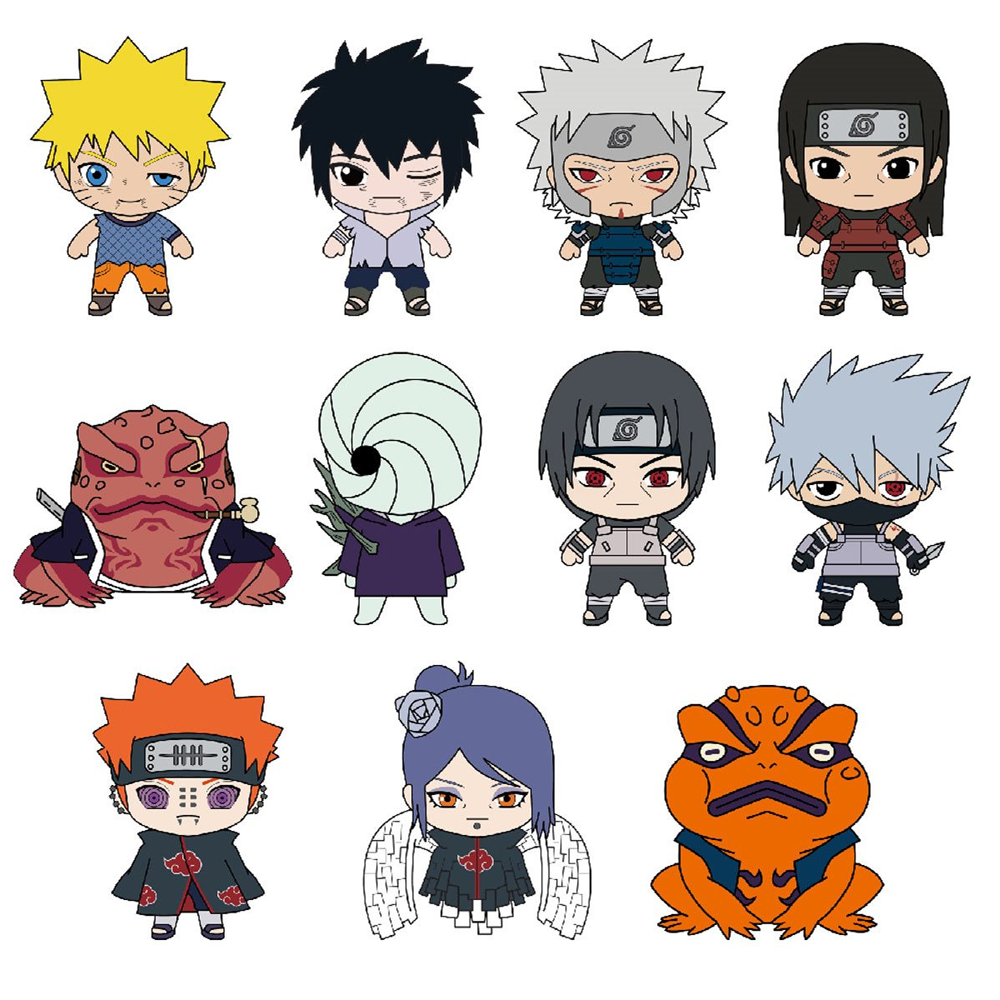 Monogram: Naruto Shippuden Series 5 - 3D Foam Bag Clip Blind Bag