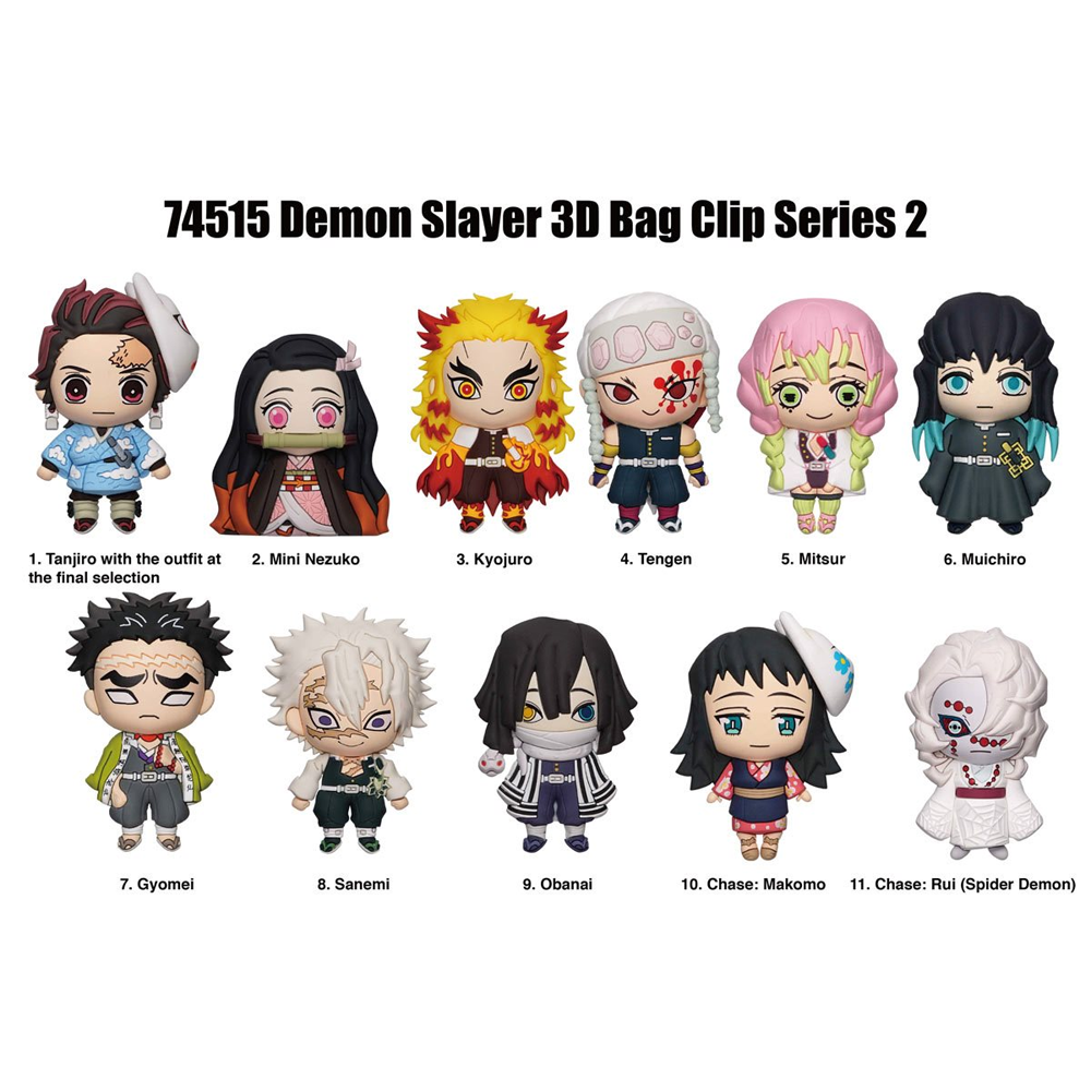 Monogram: Demon Slayer: Kimetsu no Yaiba Series 2 - 3D Foam Bag Clip Blind Bag