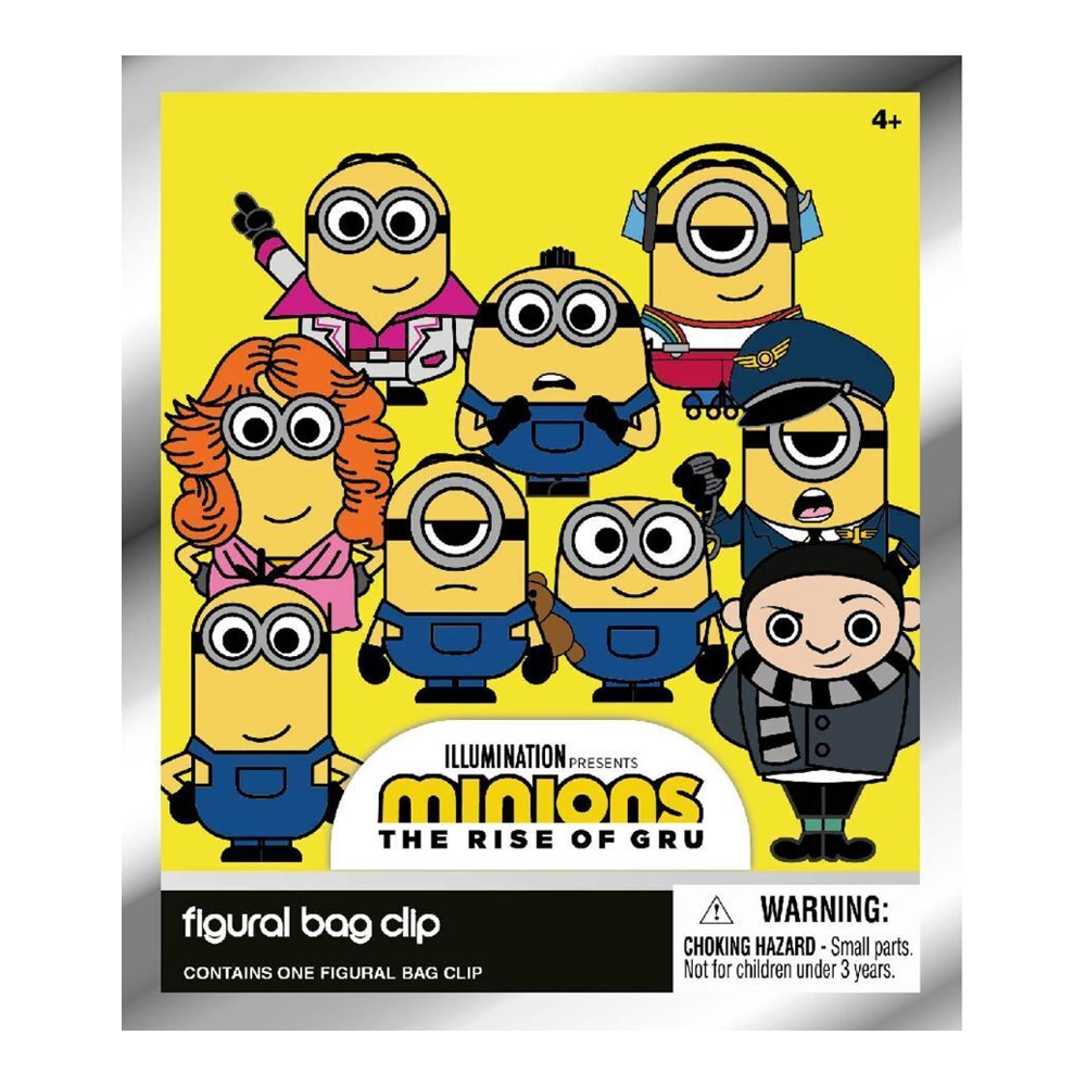 Monogram: Minions: The Rise of Gru Series 1 - 3D Foam Bag Clip Blind Bag