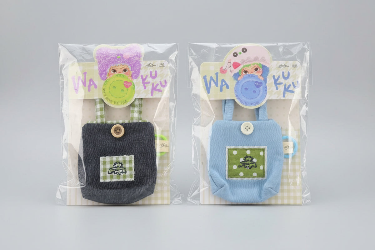 HereToy: WAUKUKU Handmade World Series Merchandise – Coin Purse (dark blue or light blue)
