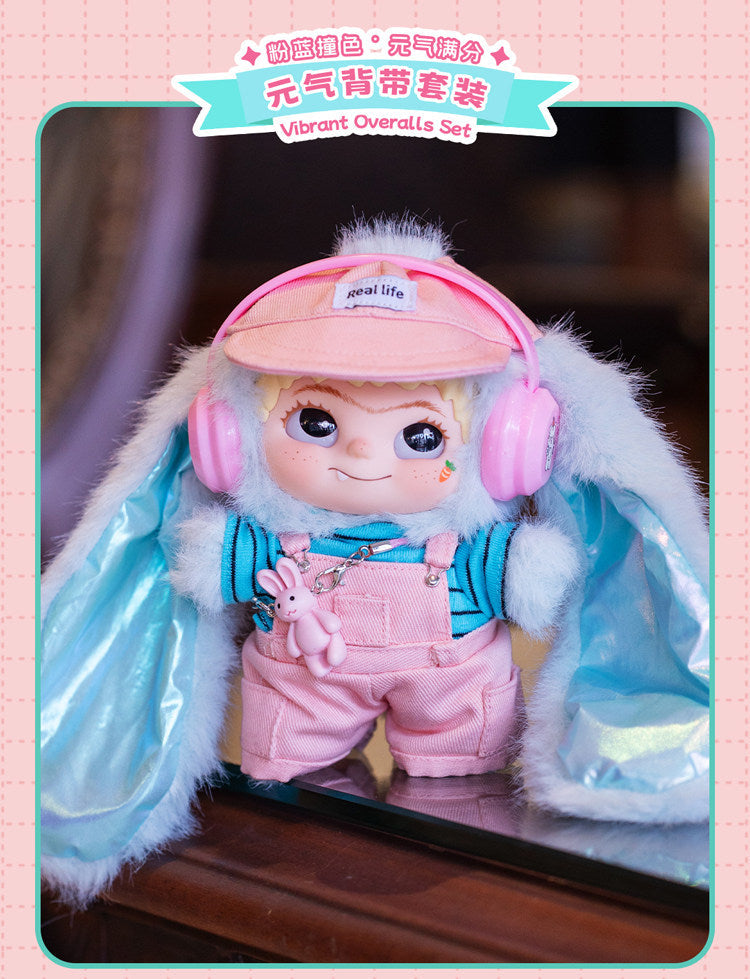 HereToy: WAKUKU Big Star Series Doll Outfit (Energetic Overall Set)