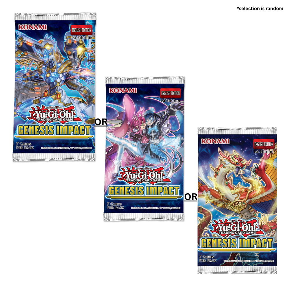 Yu-Gi-Oh! Trading Card Game: Genesis Impact Booster Pack (7 Cards) Yu-Gi-Oh! Trading Card Game: Genesis Impact Booster Pack (7 Cards)