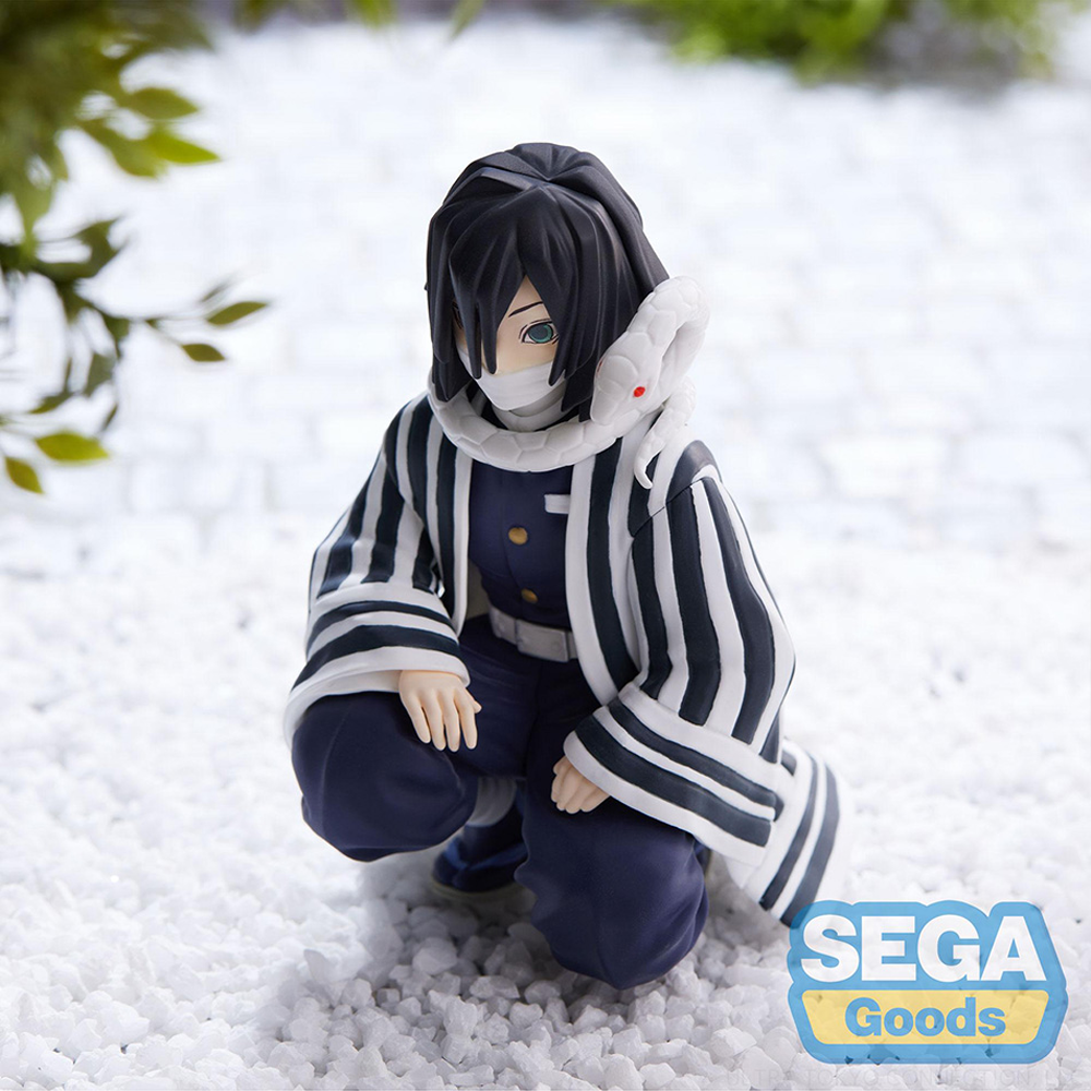 SEGA: Demon Slayer: Kimetsu no Yaiba - Obanai Iguro (Hashira Meeting) PM Perching Figure