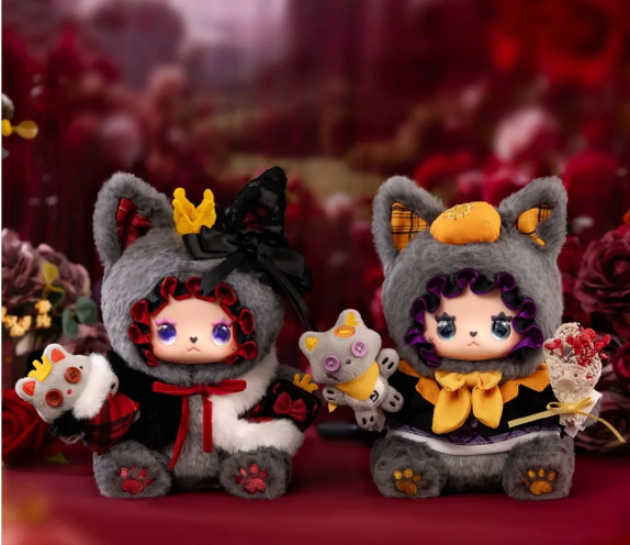 MJ Studio: Pleasant Goat and Big Big Wolf x Lucky Emma The “Gray and Red Couple” limited editio.