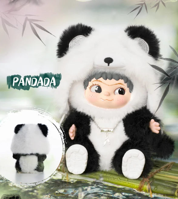 Heretoy: WAKUKU Pandada Plush Keychain Pendant