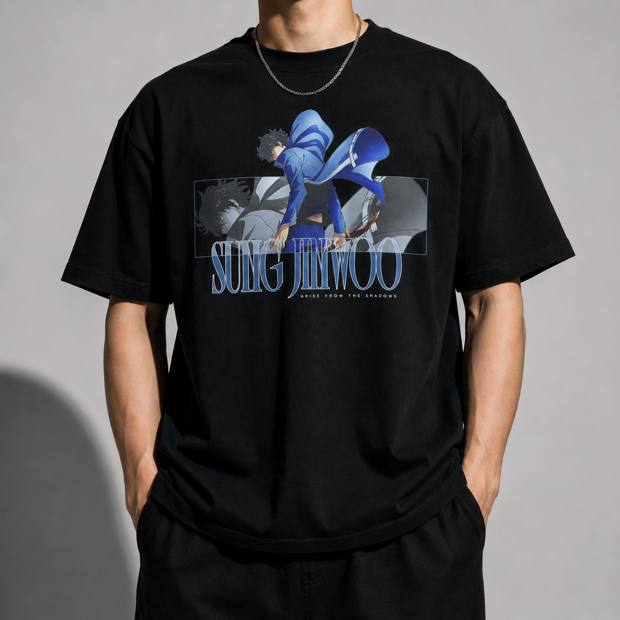 Shumi x Solo Leveling: Sung Jinwoo Heavyweight T-Shirt