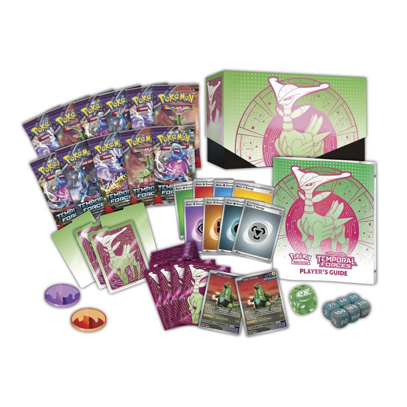 Pokemon Trading Card Game: Scarlet & Violet - Temporal Forces (Iron Leaves) Pokémon Center Elite Trainer Box